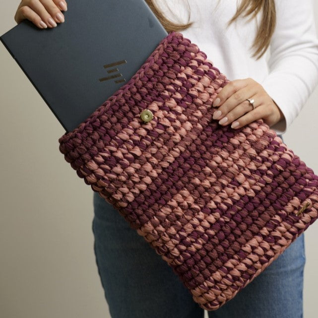 Funda para notebook - Combinación Bordo