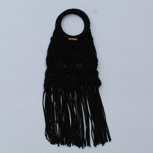 Cartera de Macramé - Negra