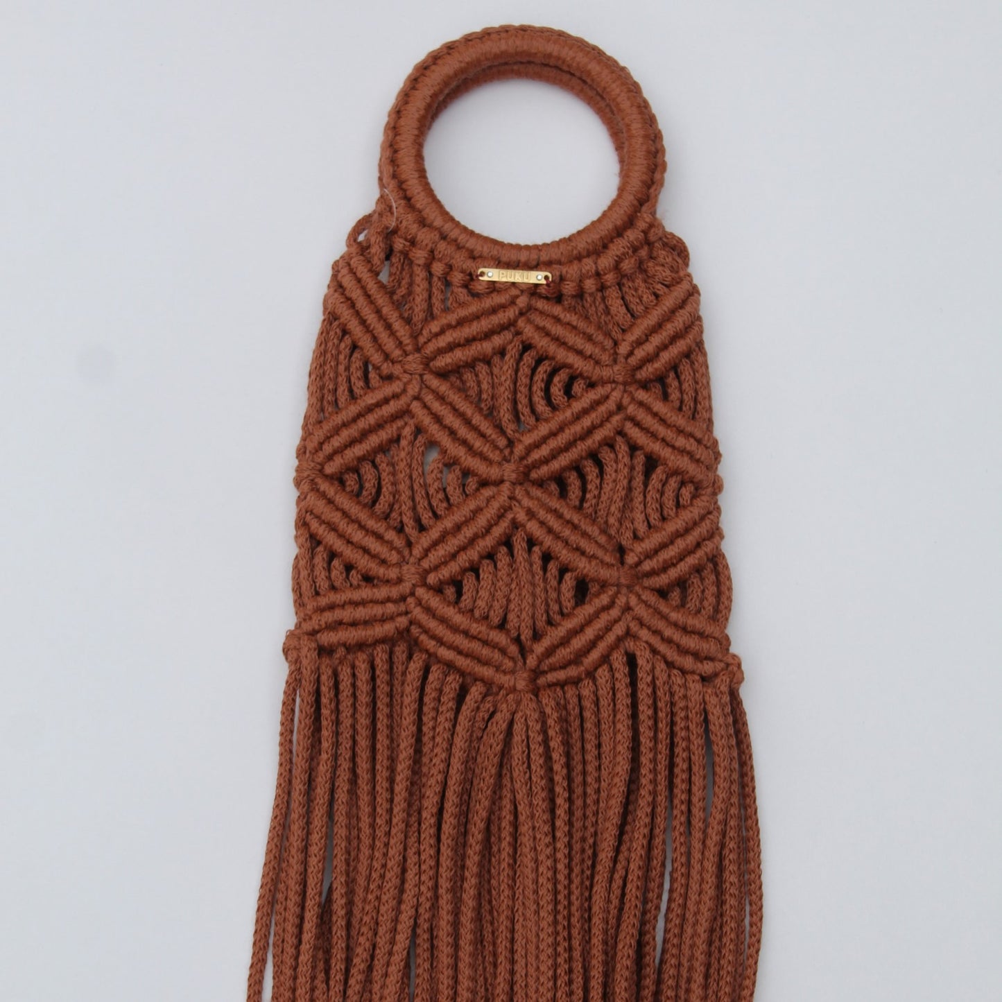 Cartera de Macramé - Marrón