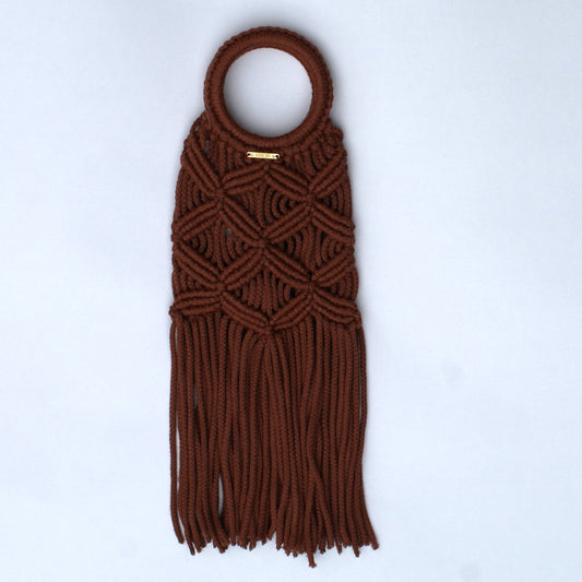 Cartera de Macramé - Marrón