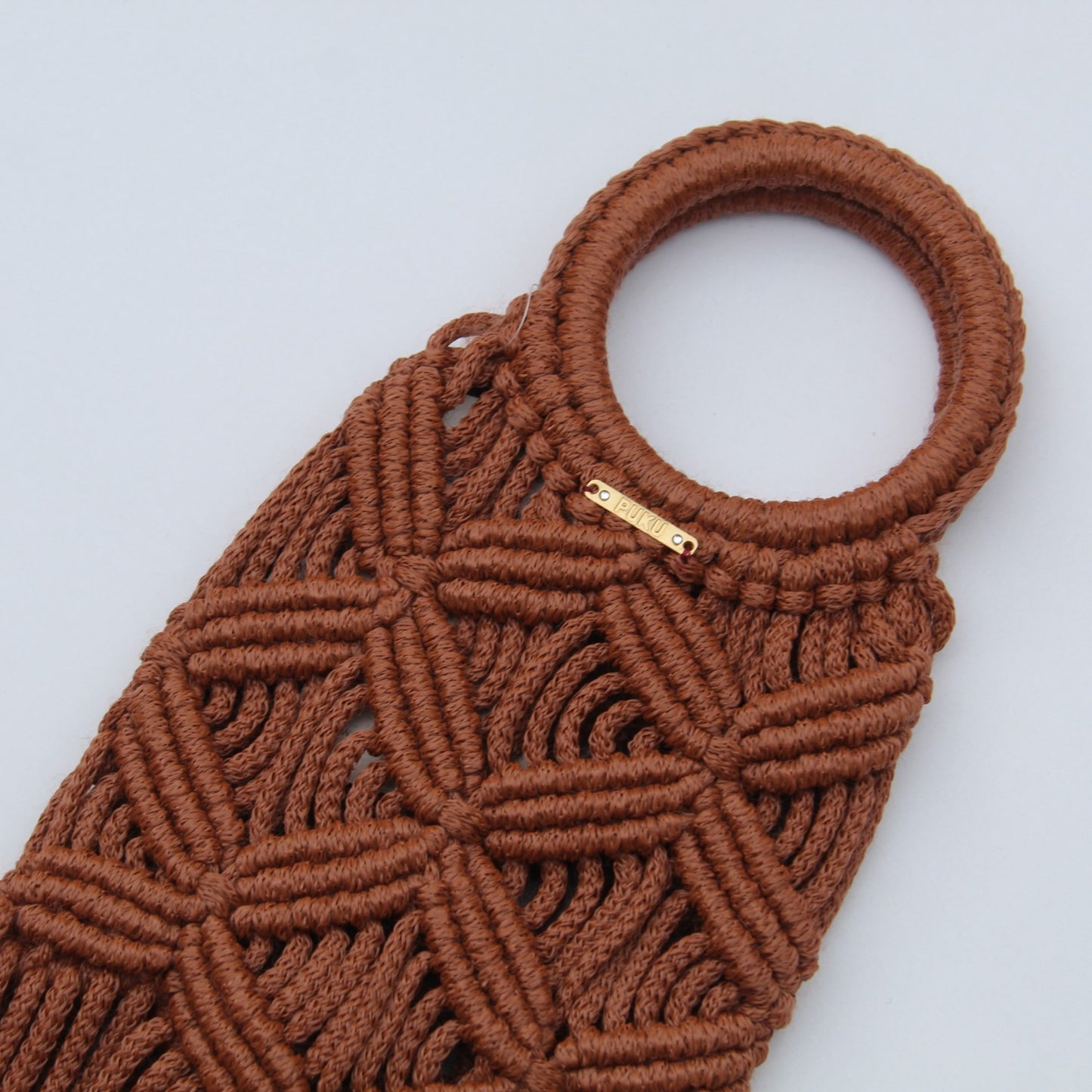 Cartera de Macramé - Marrón