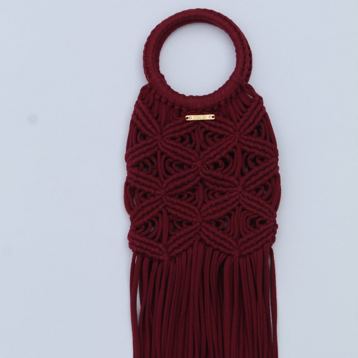 Cartera de Macramé - Bordo