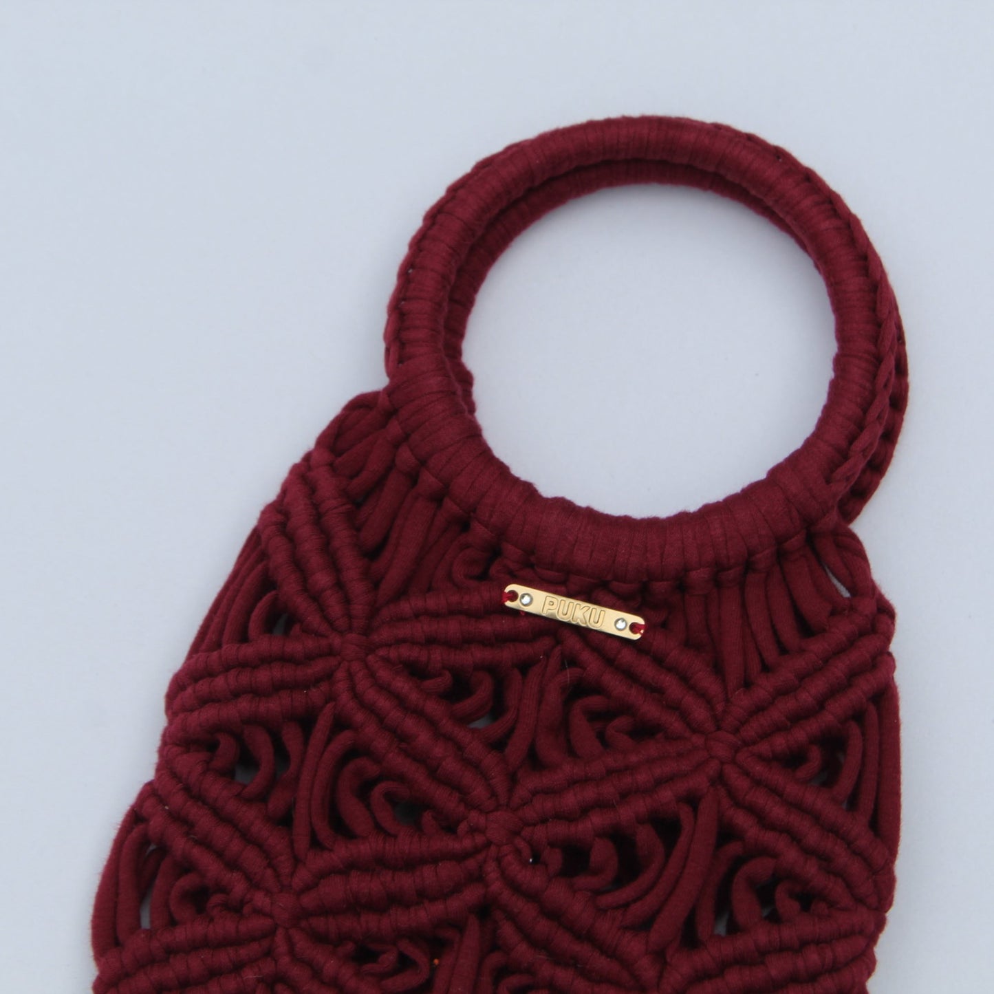 Cartera de Macramé - Bordo