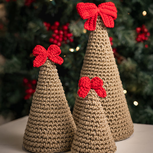 Árbol lazo de crochet