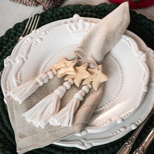 Estrella Navideña de Ceramica