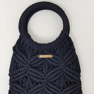 Cartera de Macramé  - Negra (Eco)