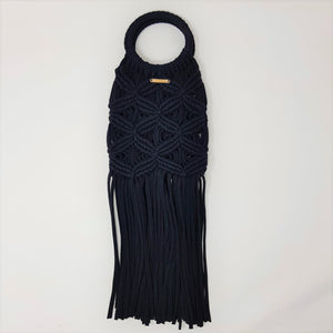 Cartera de Macramé  - Negra (Eco)