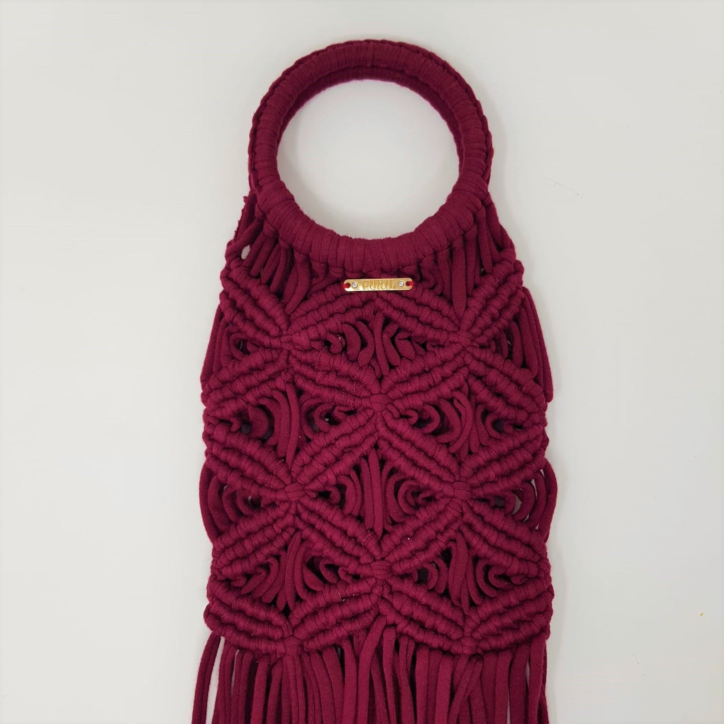 Cartera de Macramé - Bordo (Eco)