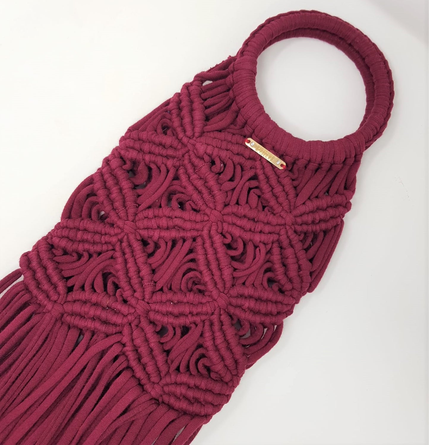 Cartera de Macramé - Bordo (Eco)