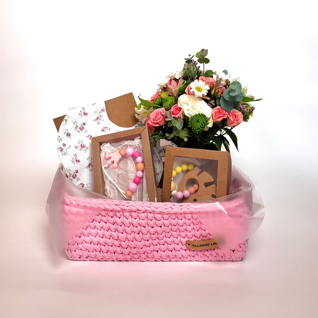 Villadry - Baby Basket Pink